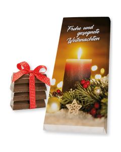 Schokolade: Frohe und gesegnete Weihnachten
