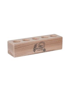 Holzständer für Gewürze - 5er Block