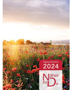 Näher zu Dir 2024 - Buchkalender Motiv Blumenwiese