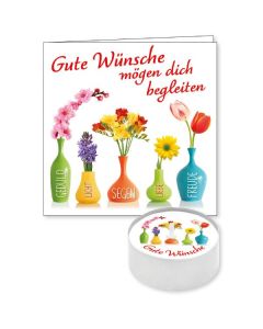 Lichtgruß "Gute Wünsche mögen dich begleiten"