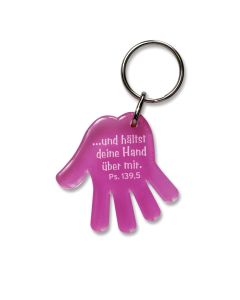 97296321 Schlüsselanhänger Hand pink | CB Buchshop
