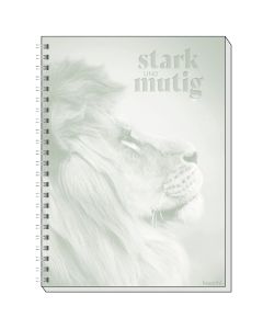 480003618 - stark und mutig Notizbuch | CB Buchshop