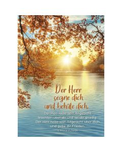 Postkarte  Der Herr segne dich und behüte dich 4 Ex.