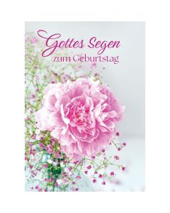 Postkarte 12 Ex.- Gottes Segen zum Geburtstag