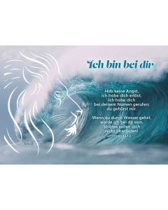 Postkarte 4 Ex.- Ich bin bei dir