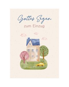 Postkarte 12 Ex.- Gottes Segen zum Einzug