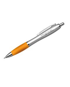 Kugelschreiber 'Gott spricht: Siehe, ich mache alles neu!   Offenbarung 21,5' Orange