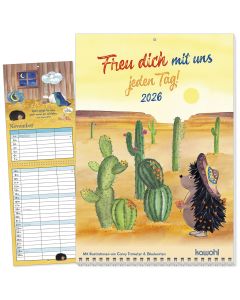 Freu dich mit uns jeden Tag 2026 - Terminkalender