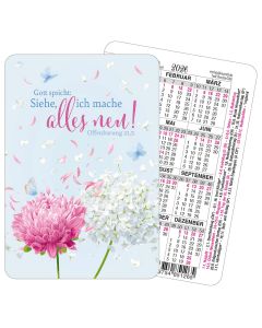 Spielkartenkalender 'Siehe, ich mache alles neu!