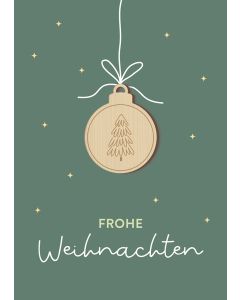 Faltkarte Frohe Weihnachten