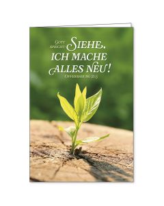 Faltkarte Gott spricht: Siehe ich mache alles neu