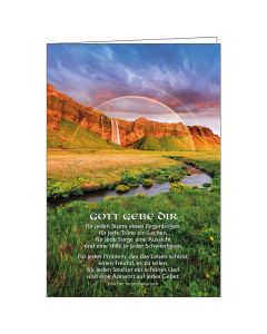 Faltkarte Gott gebe dir für jeden Sturm