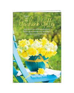 Faltkarte Segen ist ein Geschenk Gottes