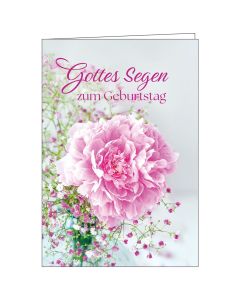 Faltkarte Gottes Segen zum Geburtstag