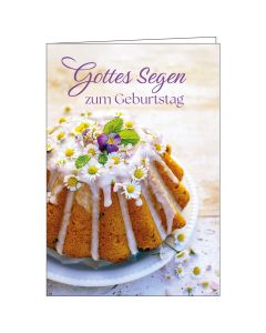 Faltkarte Gottes Segen zum Geburtstag