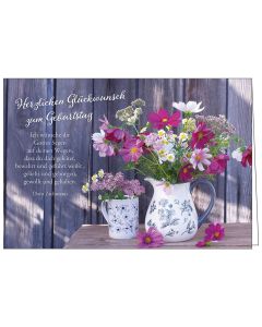 Faltkarte Herzlichen Glückwunsch zum Geburtstag