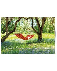Faltkarte Gottes Segen zum Geburtstag