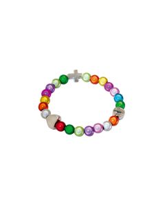 97525146 Kinder-Perlenarmband, bunt, schimmernd | CB Buchshop