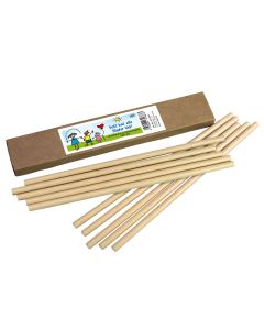 Strohhalme aus Naturpapier 10er Set