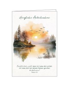 Faltkarte Herzliche Anteilnahme