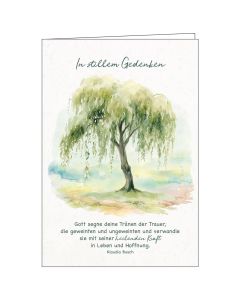 Faltkarte In stillem Gedenken