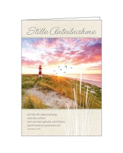 Faltkarte Stille Anteilnahme