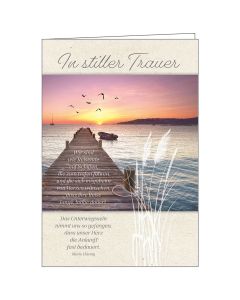 Faltkarte In stiller Trauer