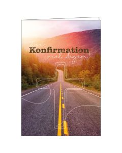 Faltkarte Zur Konfirmation viel Segen!