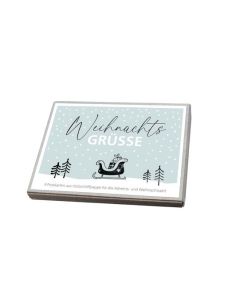 Weihnachtsgrüße - Postkartenbox