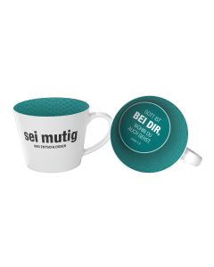 Tasse 'Sei mutig und entschlossen'