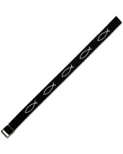 Armband Fisch schwarz