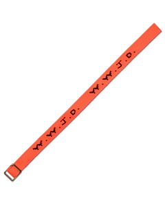 Armband WWJD neon-orange