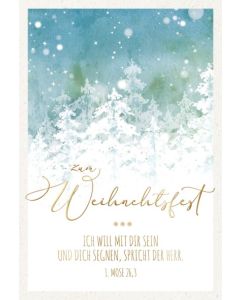 Postkartenserie "Weihnachtswald" 10 Stk.