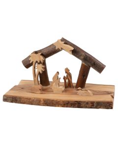 Krippe aus Olivenholz