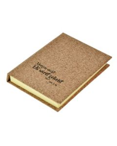 Haftnotiz-Set in Korkumschlag