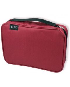 Bibeltasche XL "Fisch" - rot