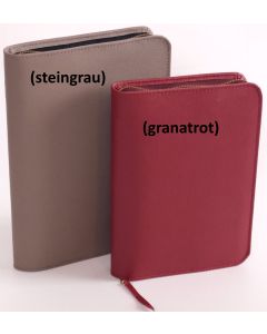 Bibelhülle 'Appleskin granatrot' Größe L