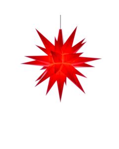 Herrnhuter Kunststoff Stern A1e 13 cm rot