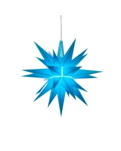Herrnhuter Kunststoff Stern A1e 13 cm blau