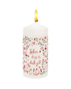 907090479 - Schön, dass es dich gibt Kerze | CB Buchshop