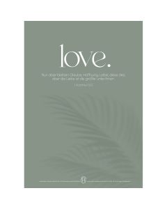 480098105 - Love. Poster | CB Buchshop