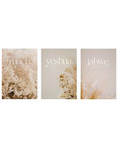 480098056 - ruach. yeshua. jahwe. Posterset | CB Buchshop