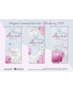 Magnetlesezeichen Gott spricht:"Siehe, ich mache alles neu!" Offenbarung 21,5