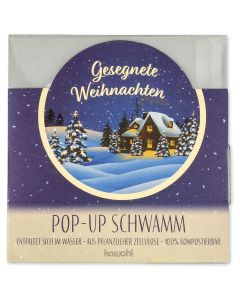 Pop-UP Schwamm 'Gesegnete Weihnachten'