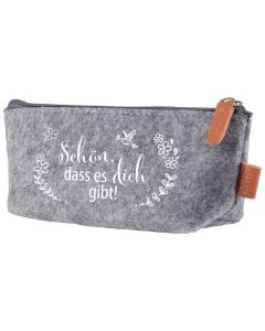 Filz-Etui 'Schön, dass es dich gibt'