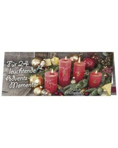 Adventsgedanke: Für 24 leuchtende Adventsmomente 
