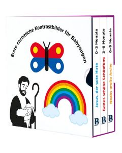 Erste christliche Kontrastbilder für Babyaugen - Schuber - Katrin Schäder - 227001074 | cb-buchshop.de