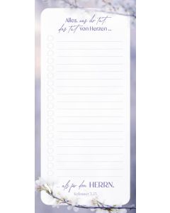 339302008 - Küchen-Notizblock To-Do – Kirschblüte | cb-buchshop.de