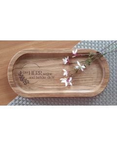 Holztablett Der Herr segne und behüte dich!