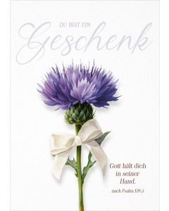 Postkarte Du bist ein Geschenk 12 Ex.